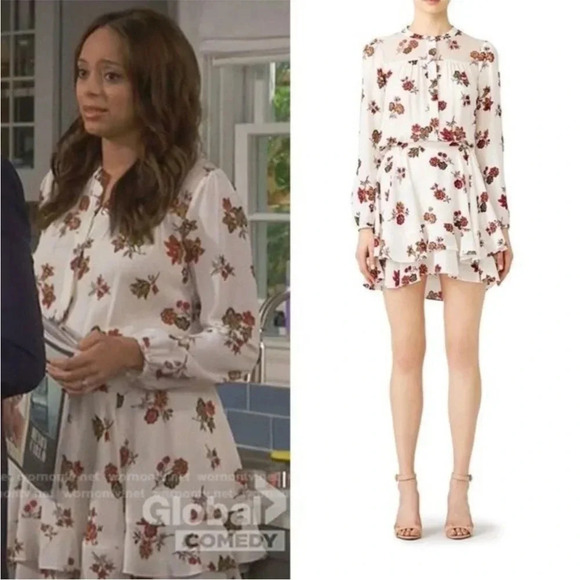 A.L.C. Silk dress size 0 - Picture 1 of 14